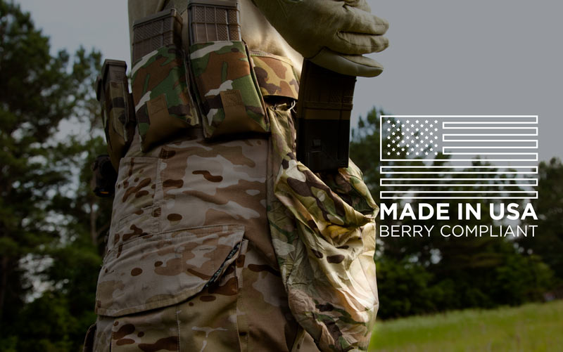 The Belt Mounted Dump Pouch is made in the USA