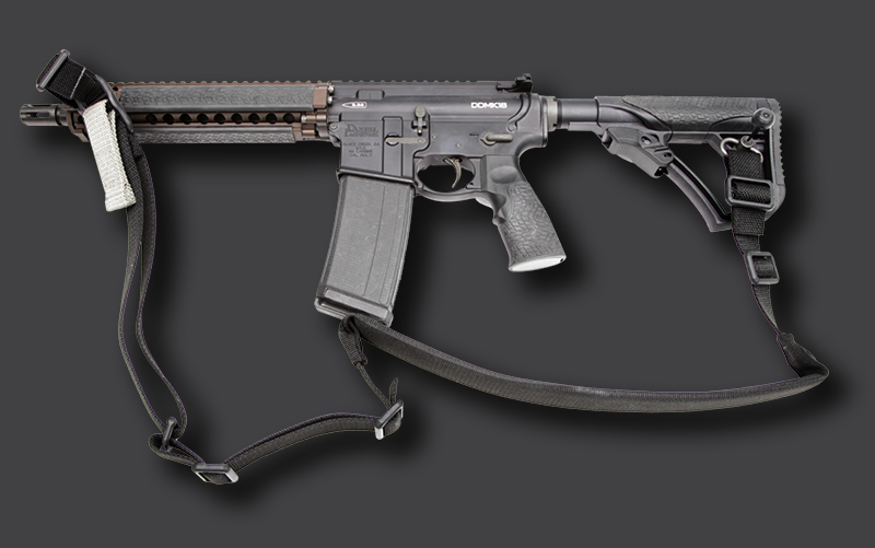 Black Padded Sling on AR feature for Shotgun News