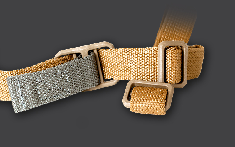 Vickers Sling Quck Adjuster with Contrasting Pull Tab (wolf gray)