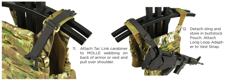 Final 2 steps for Air Force Weapon Sling attachment